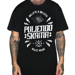 Camiseta Rulez Puliendo Skama Negra