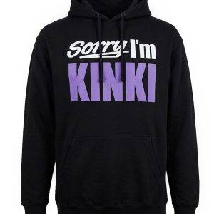 Sudadera Rulez Sorry i´m kinki Gorro Negra/Lila
