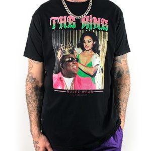 Camiseta Rulez Lola Corona x Biggie Negra