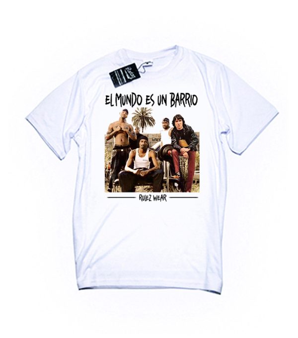 Camiseta Rulez El mundo es un barrio