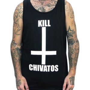 CAMISETA TIRANTES RULEZ KILL CHIVATOS NEGRA