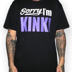 Camiseta Rulez Sorry i´m kinki Negra-Lila