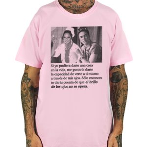 Camiseta Rulez Frida Kahlo & Lola Flores rosa