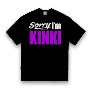Camiseta Rulez Sorry i´m kinki Negra-Lila