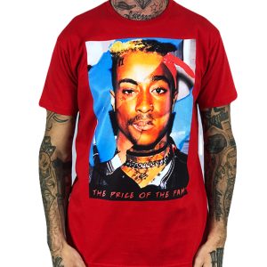 Camiseta XxxTentacion Tupac Roja