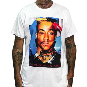Camiseta XxxTentacion Tupac Blanca