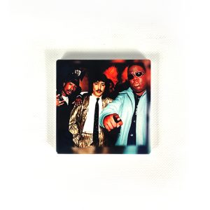 Posavaso cerámica Biggie, Tupac y Jeros