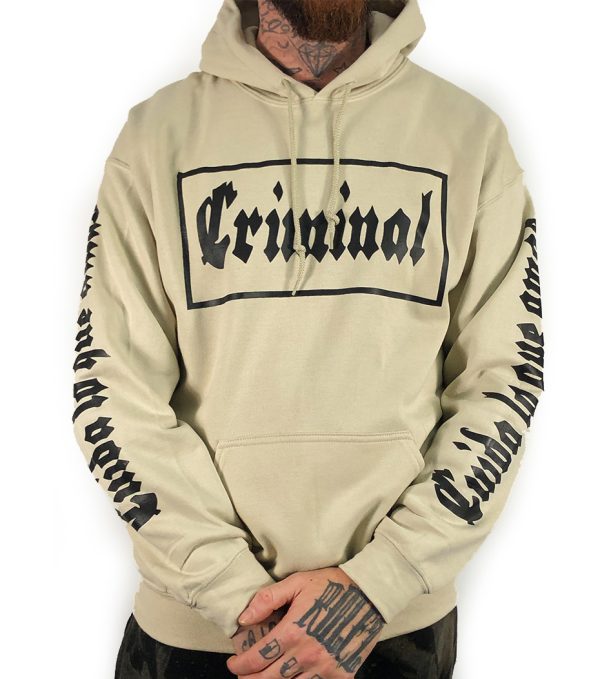 Sudadera Rulez Criminal Sand