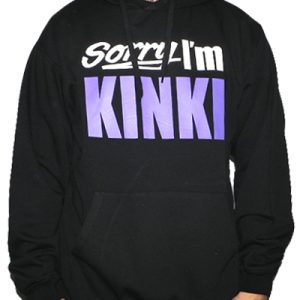 Sudadera Rulez Sorry i´m kinki Gorro Negra/Lila