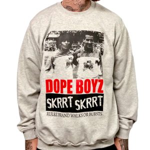Sudadera Rulez Dope Boys Gris