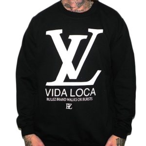Sudadera Rulez Vida Loca Negra