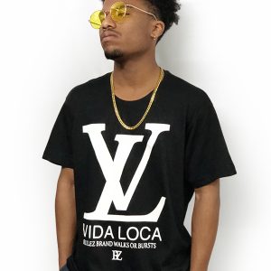 CAMISETA RULEZ VIDA LOCA NEGRA